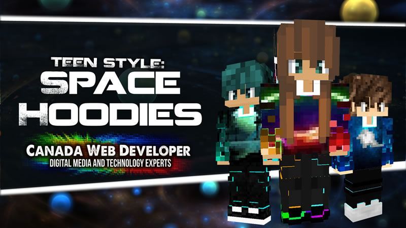 Teen Style: Space Hoodies on the Minecraft Marketplace by CanadaWebDeveloper