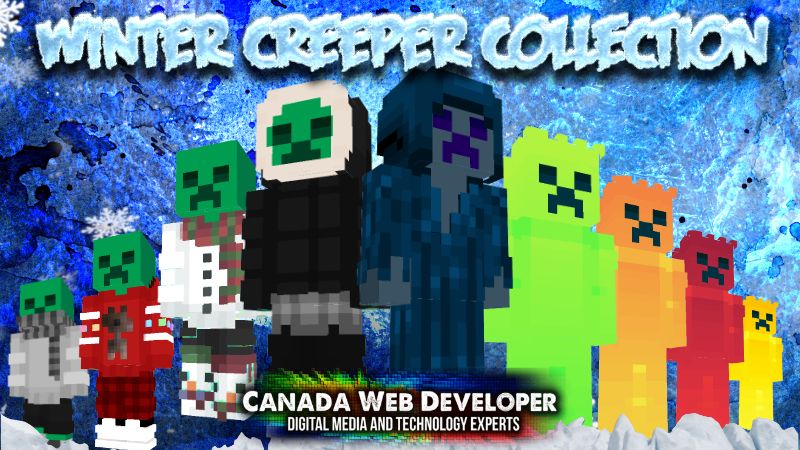 Winter Creeper Collection on the Minecraft Marketplace by CanadaWebDeveloper