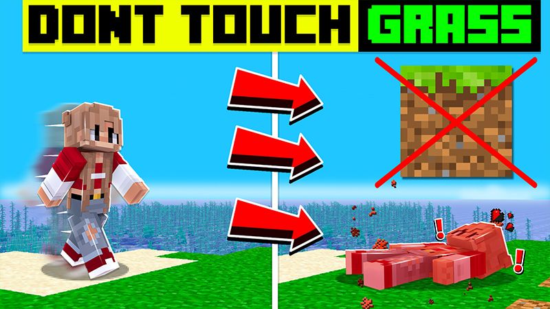 Don't Touch GRASS on the Minecraft Marketplace by ChewMingo