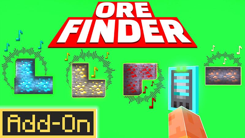 Ore-Finder Add-On on the Minecraft Marketplace by ChewMingo