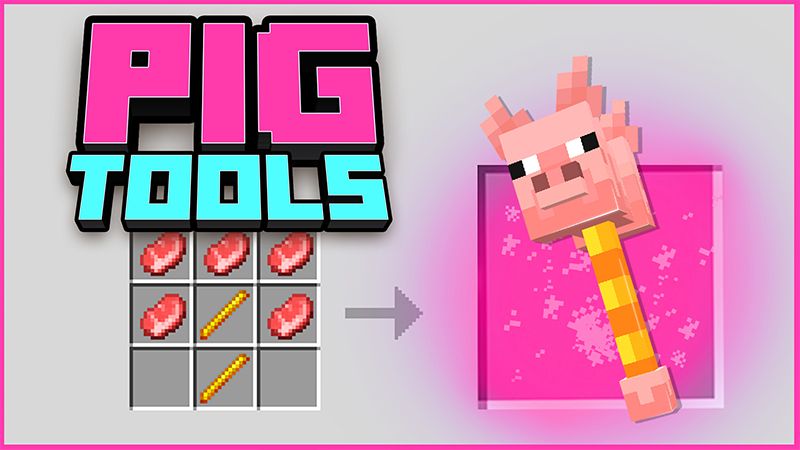 PIG TOOLS on the Minecraft Marketplace by ChewMingo