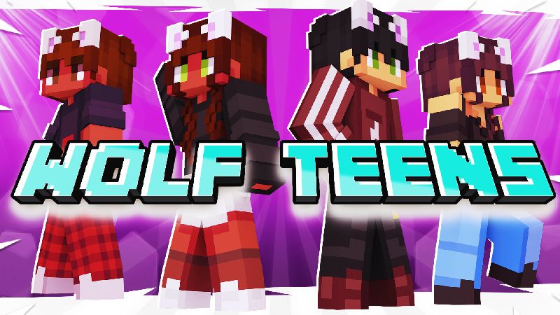 Wolf Teens on the Minecraft Marketplace by ChewMingo