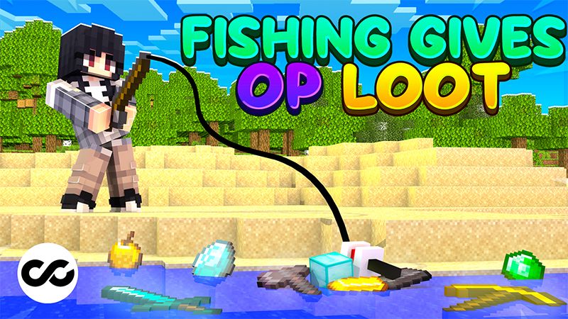 Fishing Gives OP Loot on the Minecraft Marketplace by Chillcraft