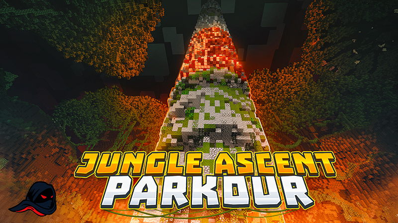 Jungle Ascent Spiral Parkour on the Minecraft Marketplace by CHRONICOVERRIDE LLC