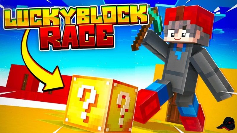 Lucky Block Race on the Minecraft Marketplace by chronicoverride-llc