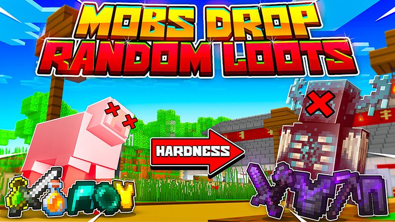 Mobs Drop Random Loots on the Minecraft Marketplace by chronicoverride-llc