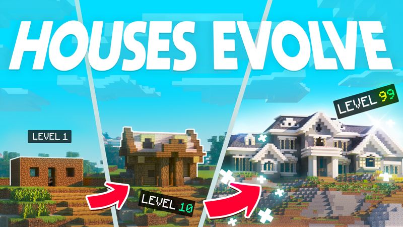 HOUSES EVOLVE! on the Minecraft Marketplace by Chunklabs