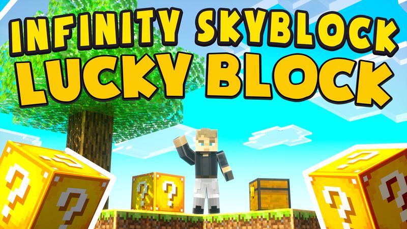 INFINITY LUCKY BLOCK SKYBLOCK!