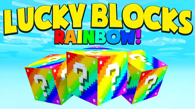 LUCKY BLOCKS RAINBOW! on the Minecraft Marketplace by Chunklabs