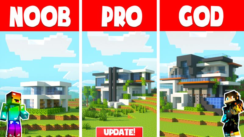 Noob vs Pro vs God on the Minecraft Marketplace by Chunklabs