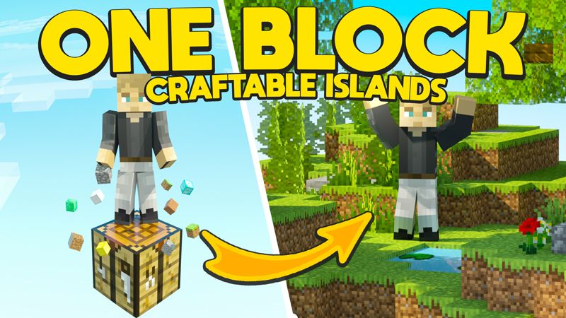 ONE BLOCK: CRAFTABLE ISLANDS! on the Minecraft Marketplace by Chunklabs