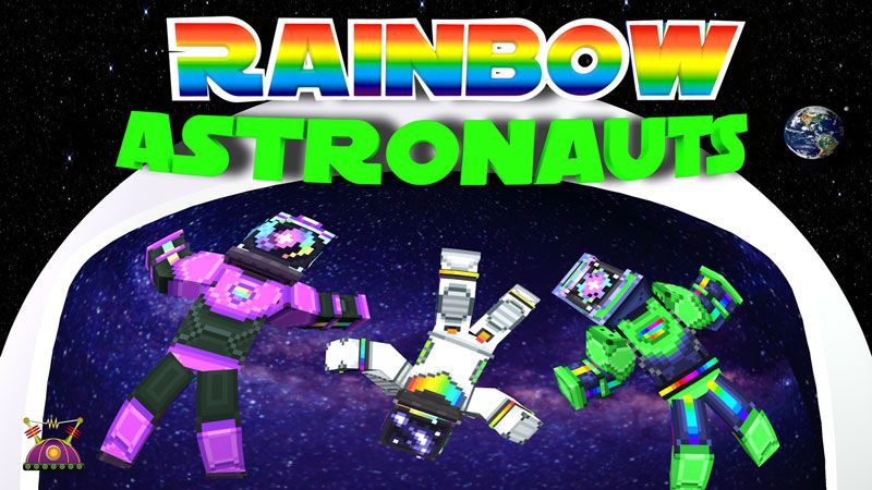 Rainbow Astronauts on the Minecraft Marketplace by Cleverlike