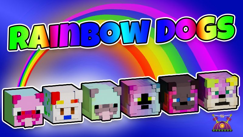 Rainbow Dogs on the Minecraft Marketplace by Cleverlike