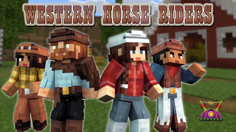 Western Horse Riders on the Minecraft Marketplace by Cleverlike