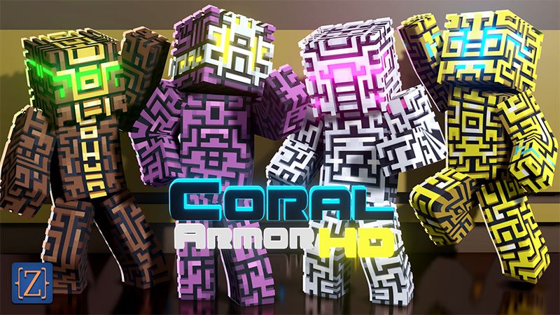 Coral Armor HD on the Minecraft Marketplace by Code Zealot Studios LLC