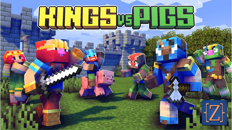 Kings Vs. Pigs on the Minecraft Marketplace by Code Zealot Studios LLC