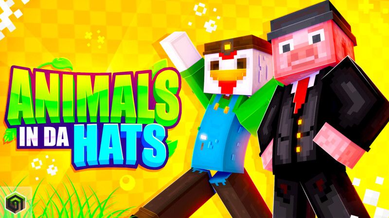 Animals in Da Hats on the Minecraft Marketplace by CrackedCubes