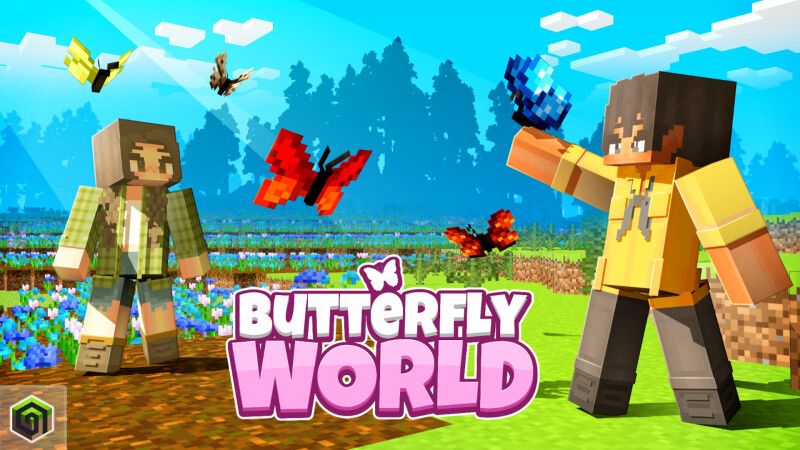 Butterfly World on the Minecraft Marketplace by CrackedCubes