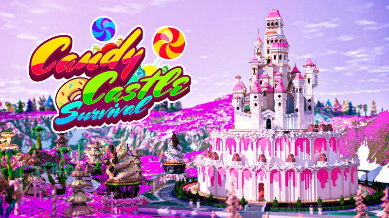 Candy Castle Survival on the Minecraft Marketplace by CrackedCubes