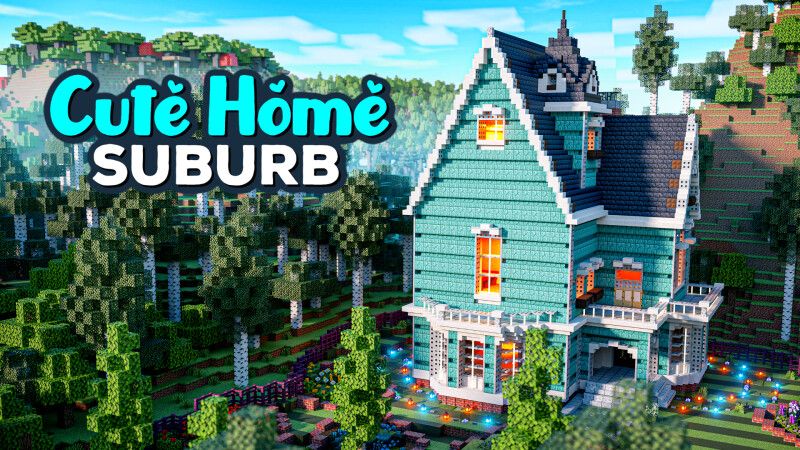 Cute Home Suburb on the Minecraft Marketplace by CrackedCubes