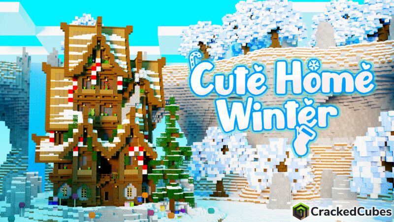 Cute Home Winter on the Minecraft Marketplace by CrackedCubes