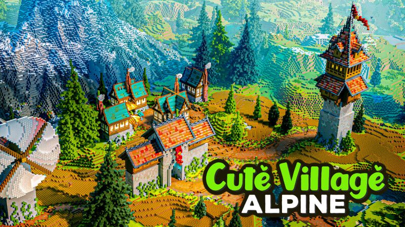 Cute Village Alpine