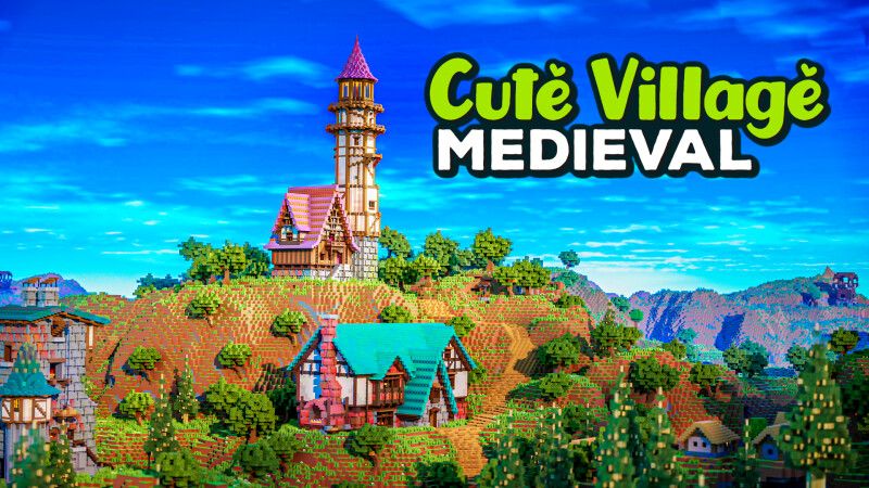 Cute Village Medieval on the Minecraft Marketplace by CrackedCubes