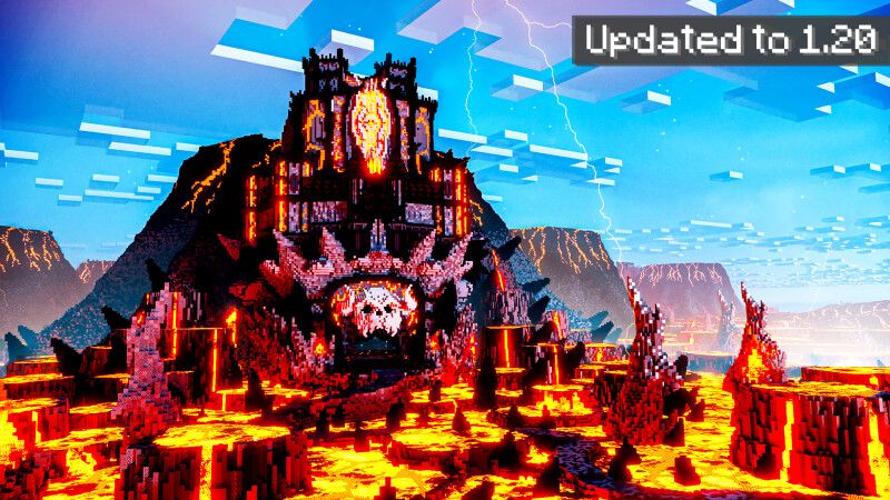 Devil's Castle on the Minecraft Marketplace by CrackedCubes