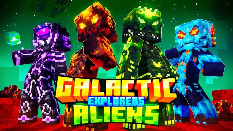 Galactic Explorers: Aliens on the Minecraft Marketplace by CrackedCubes