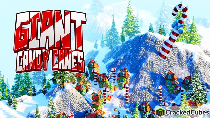 Giant Candy Canes on the Minecraft Marketplace by CrackedCubes