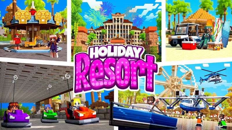 Holiday Resort on the Minecraft Marketplace by CrackedCubes