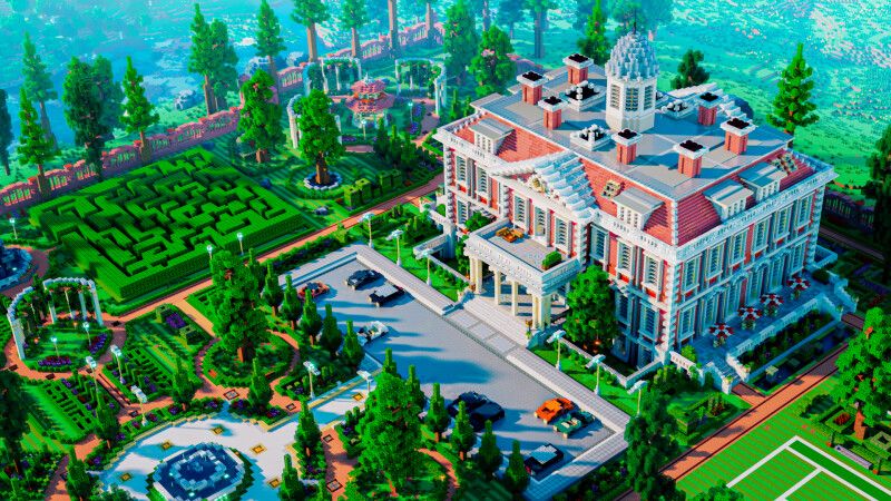 Posh Mansion 2 on the Minecraft Marketplace by CrackedCubes