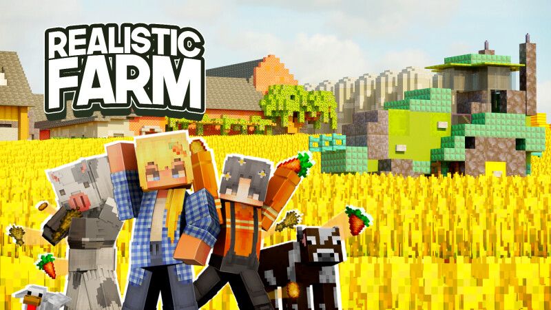 Realistic Farm on the Minecraft Marketplace by CrackedCubes