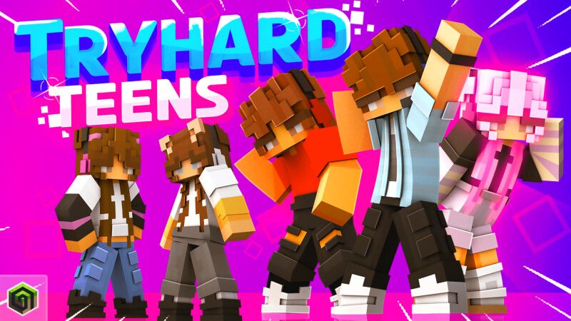 Tryhard Teens on the Minecraft Marketplace by CrackedCubes