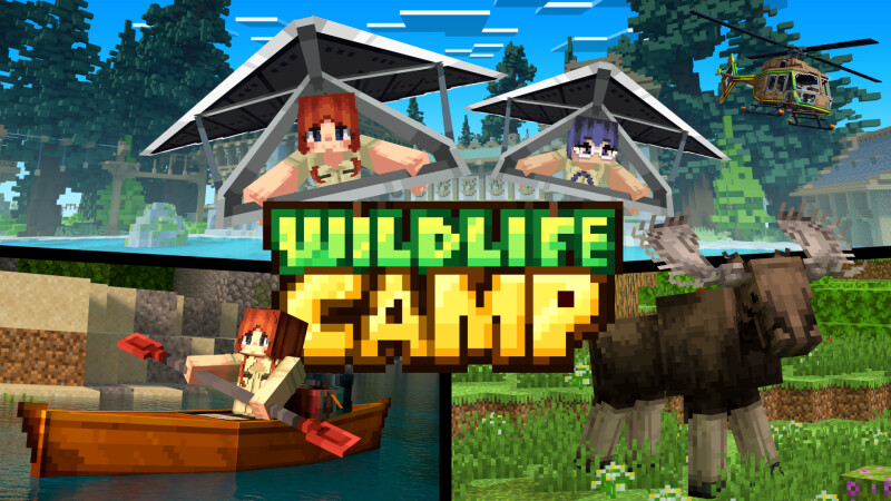 Wildlife Camp on the Minecraft Marketplace by CrackedCubes