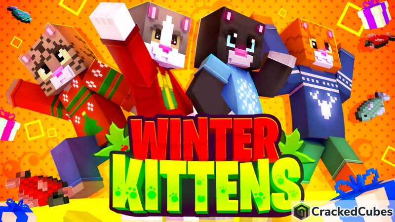 Winter Kittens on the Minecraft Marketplace by CrackedCubes