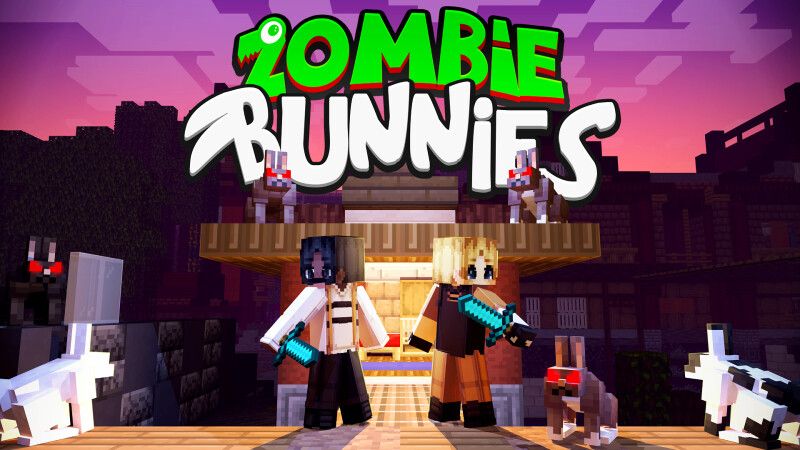 Zombie Bunnies on the Minecraft Marketplace by CrackedCubes