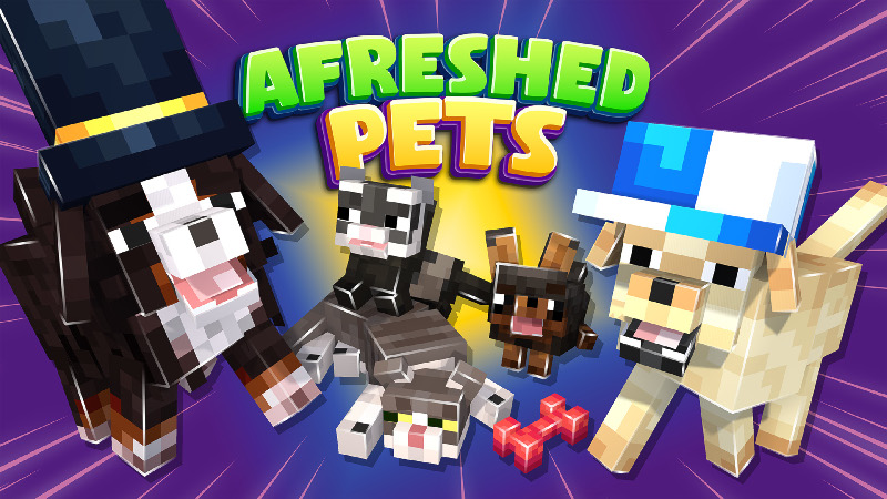 Afreshed Pets Add-On on the Minecraft Marketplace by CreatorLabs