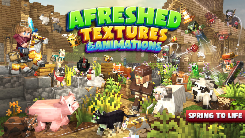 Afreshed Textures & Animations on the Minecraft Marketplace by CreatorLabs