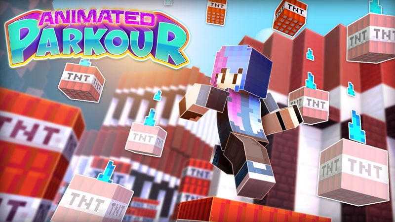 Animated Parkour on the Minecraft Marketplace by CubeCraft Games