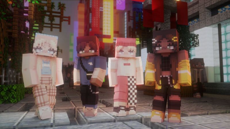 Asian Street Fashion on the Minecraft Marketplace by CubeCraft Games