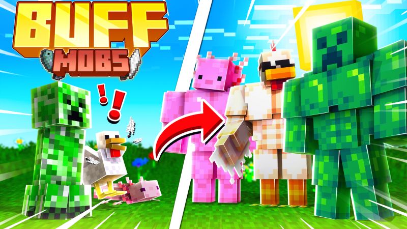 Buff Mobs on the Minecraft Marketplace by CubeCraft Games