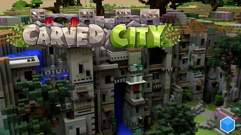 Carved City on the Minecraft Marketplace by CubeCraft Games