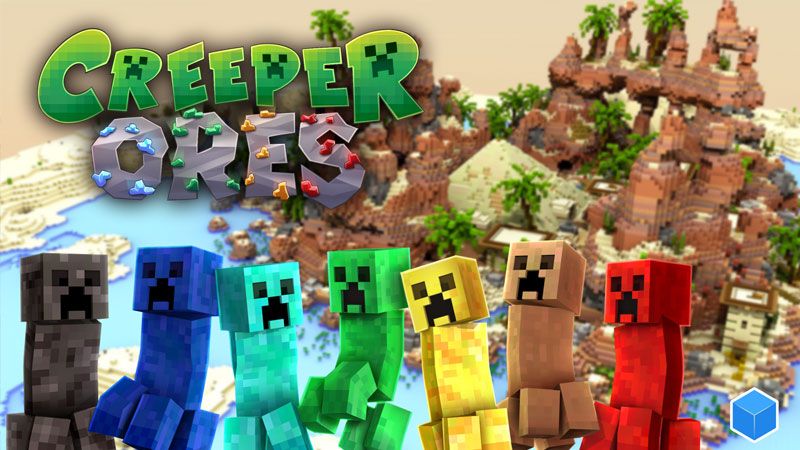 Creeper Ores on the Minecraft Marketplace by CubeCraft Games