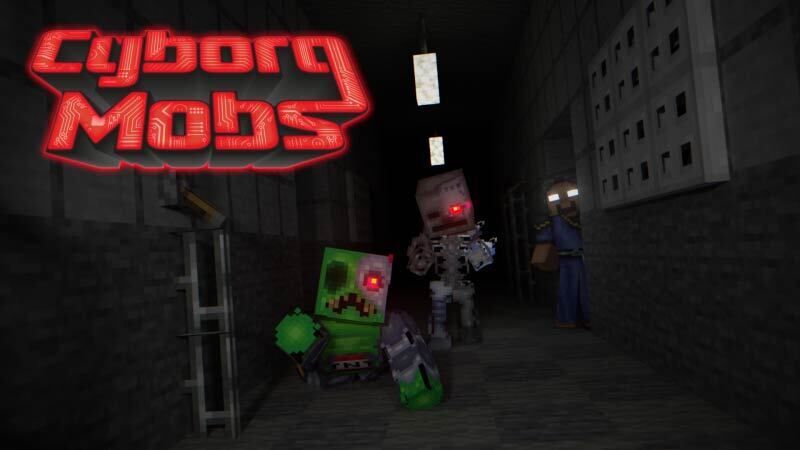 Cyborg Horror Mobs on the Minecraft Marketplace by CubeCraft Games