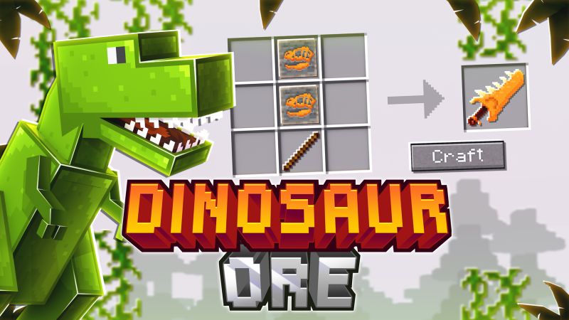 Dinosaur Ore on the Minecraft Marketplace by CubeCraft Games