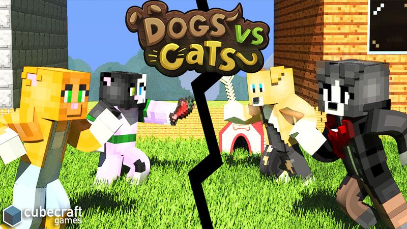 Dogs vs Cats on the Minecraft Marketplace by CubeCraft Games