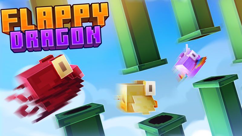 Flappy Dragon on the Minecraft Marketplace by CubeCraft Games