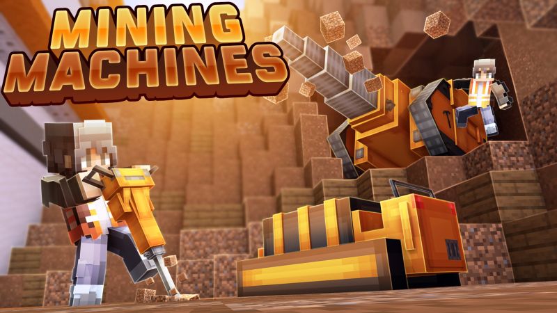 Mining Machines on the Minecraft Marketplace by CubeCraft Games