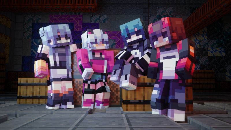 Modern Samurai Teens on the Minecraft Marketplace by CubeCraft Games